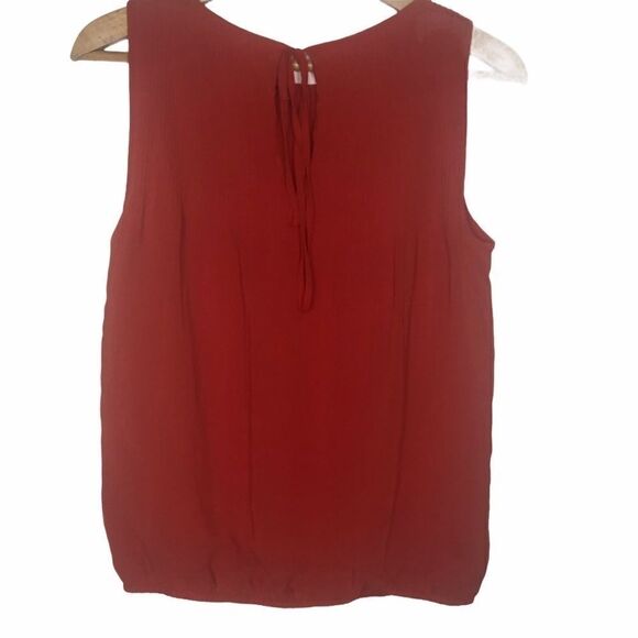 MAX STUDIO BLOUSE, Sleeveless, Rust Color M - Picture 2 of 6